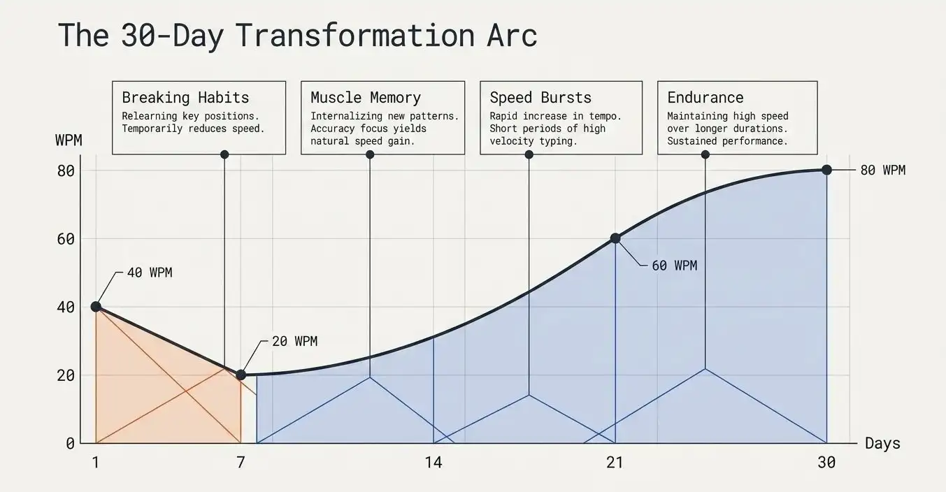 Endurance and Real-World Application typing practice